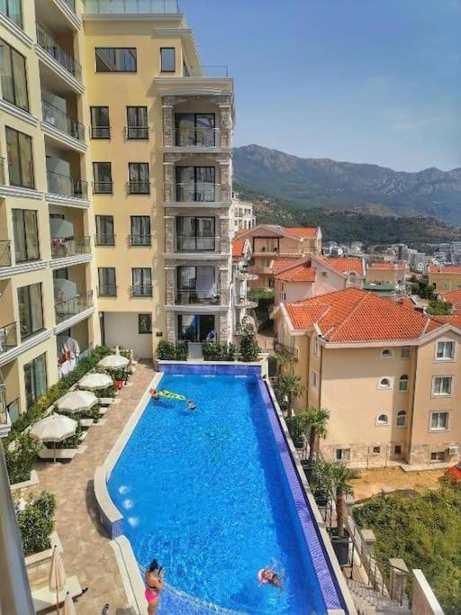Modern Top Floor Sea View 3Br With Pools, Spa & Fitness Bečići エクステリア 写真