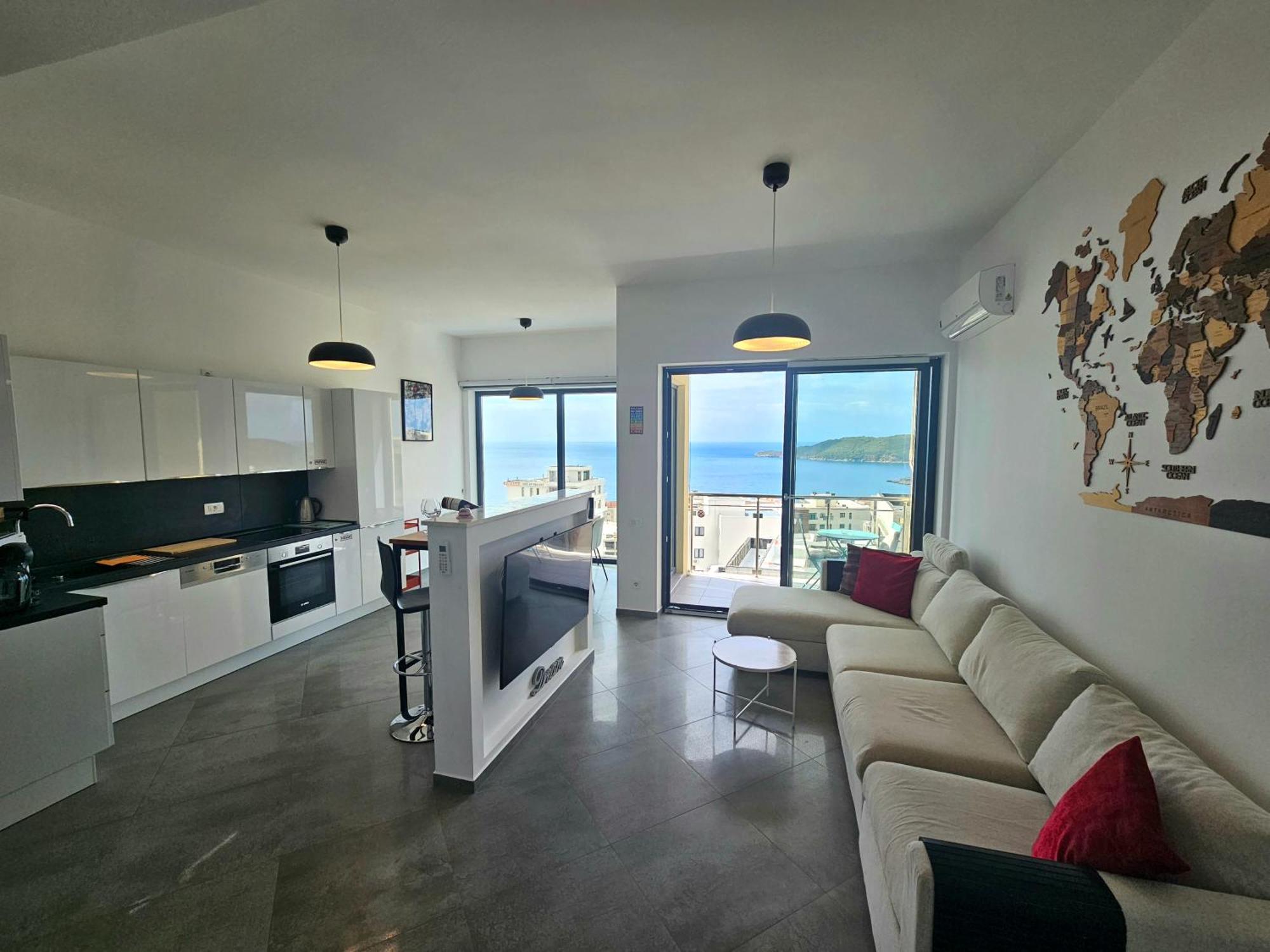 Modern Top Floor Sea View 3Br With Pools, Spa & Fitness Bečići エクステリア 写真